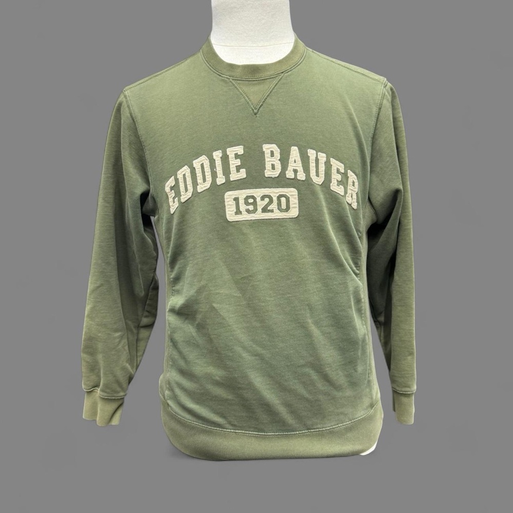 Eddie Bauer Men's Green Crewneck